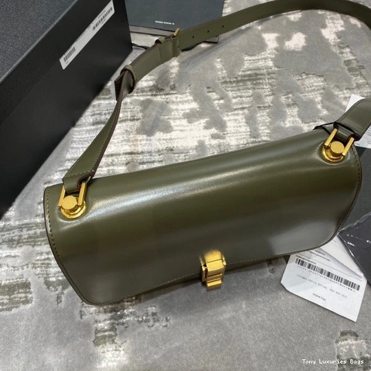 Tony Luxuries YSL IN LOULOU CARRE SATCHEL LEATHER SMOOTH 0807